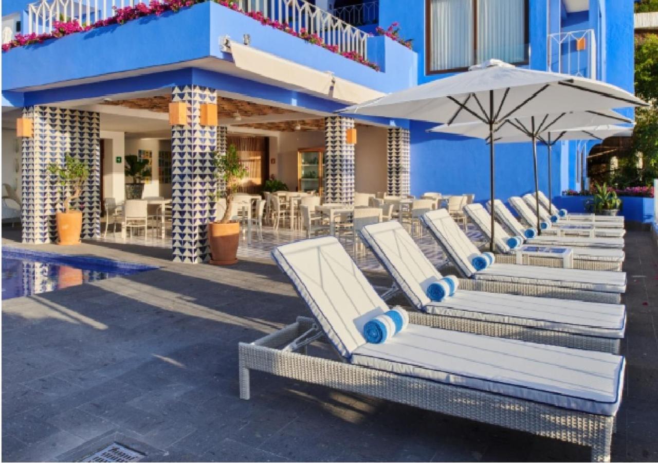 Hotel Luxury Patio Azul (Adults Only) 巴亞爾塔港 外观 照片 The pool at the Bel Air Hotel