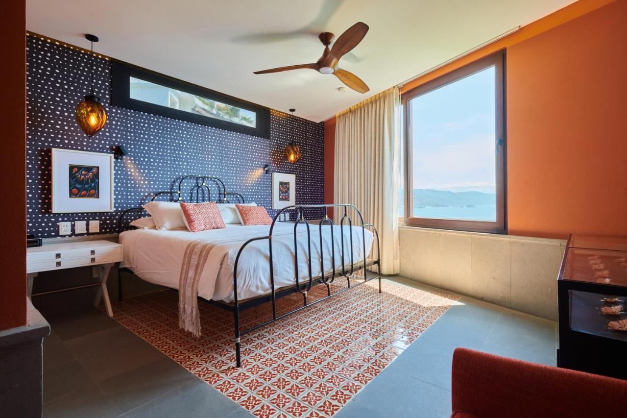 Hotel Luxury Patio Azul (Adults Only) 巴亞爾塔港 外观 照片 A bedroom at the hotel